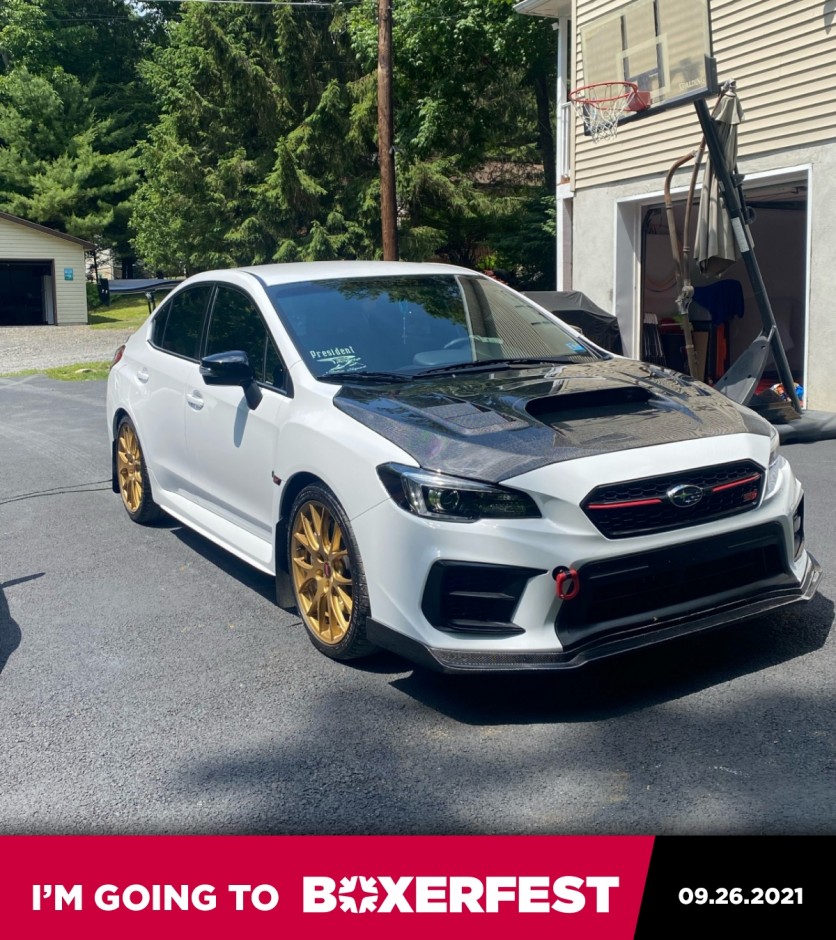 Victor Florenciani's 2020 Impreza WRX STI White series 