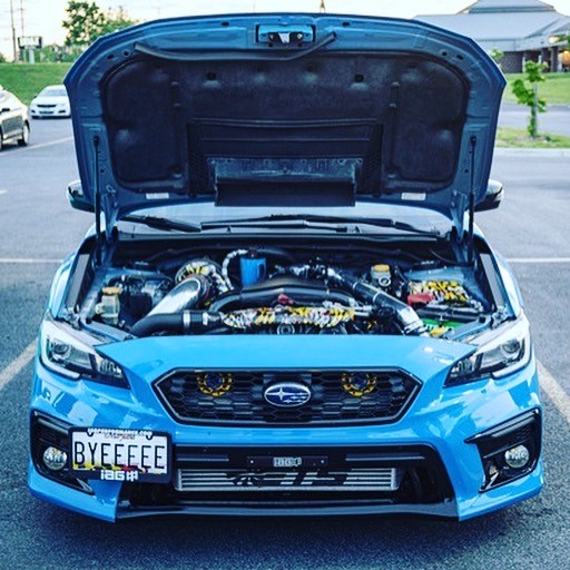 Brad  McClernan's 2016 Impreza WRX STI Hyper blue sti 