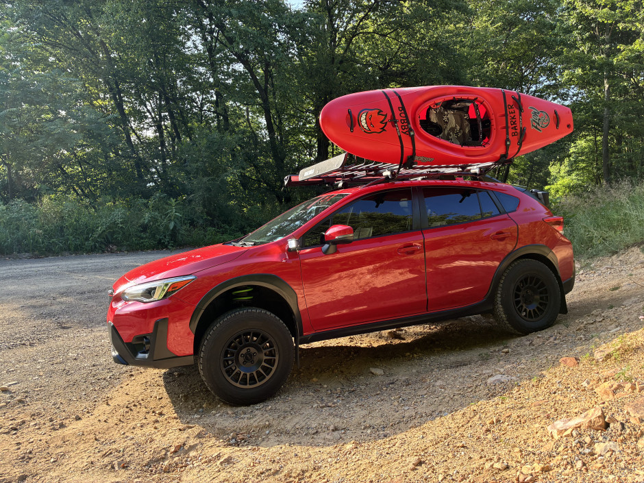 Jeff Barker 's 2021 Crosstrek Limited Red Rocket 🚀