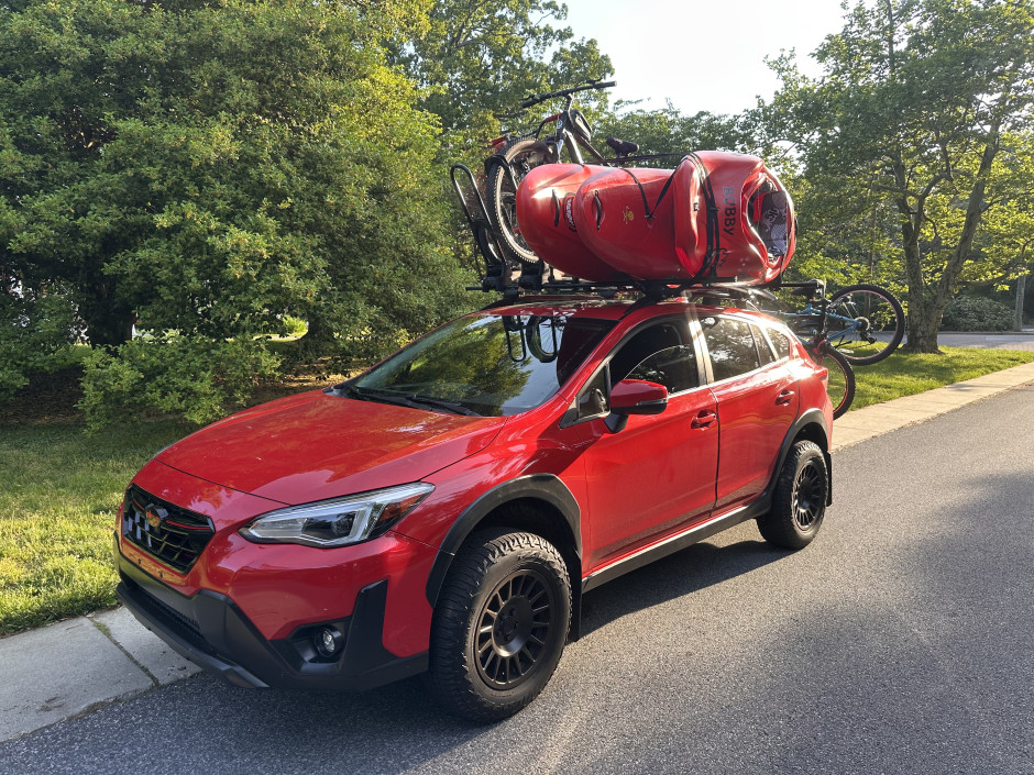 Jeff Barker 's 2021 Crosstrek Limited Red Rocket 🚀