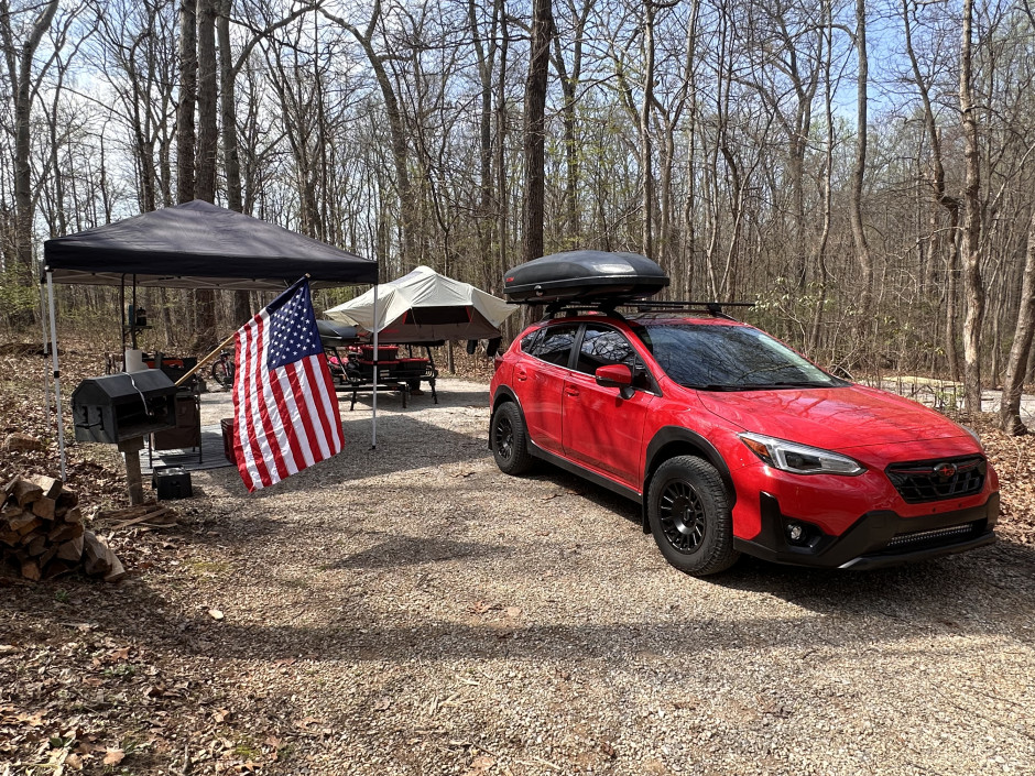 Jeff Barker 's 2021 Crosstrek Limited Red Rocket 🚀