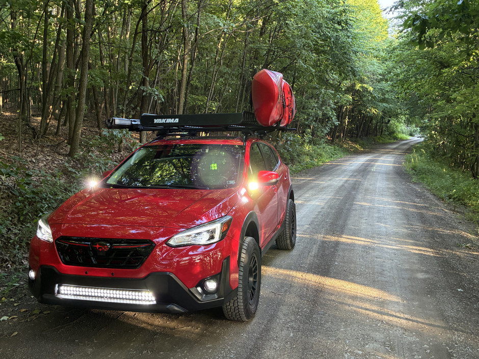 Jeff Barker 's 2021 Crosstrek Limited Red Rocket 🚀