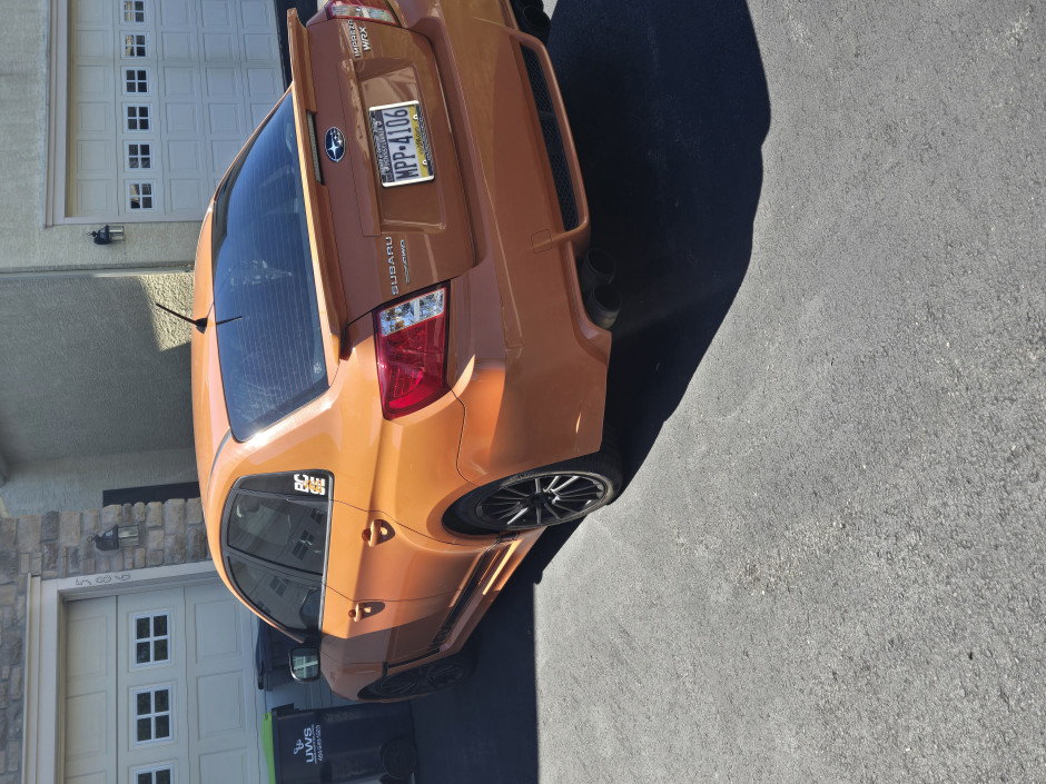 Andrew K's 2013 Impreza WRX Tangerine
