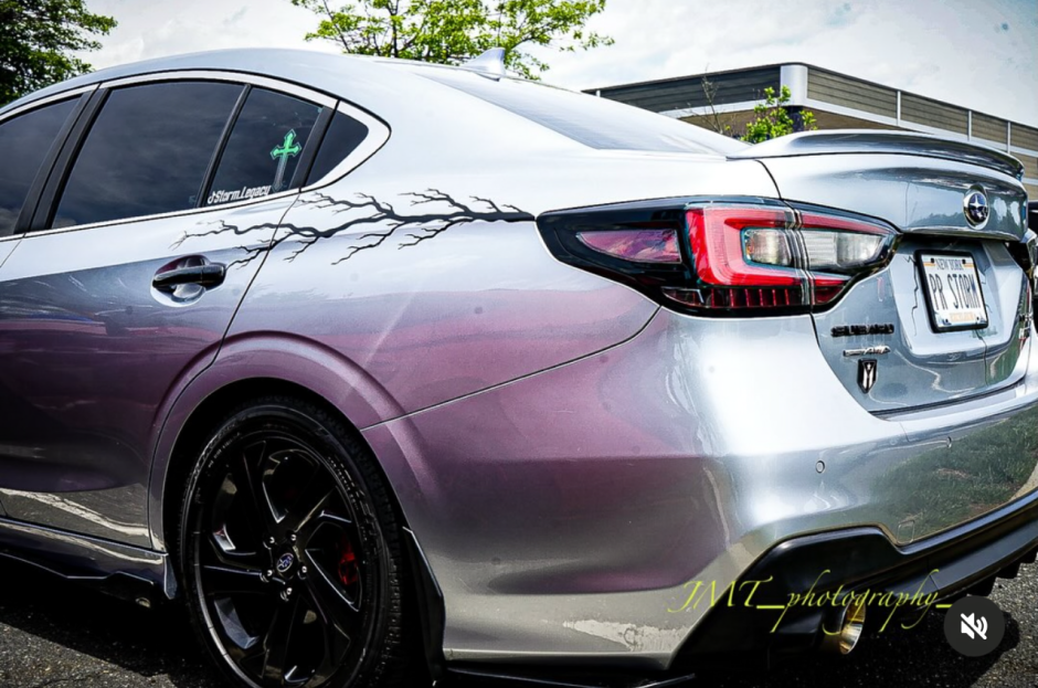 Cynthia Rodriguez 's 2022 Legacy Sport Heat-managed exhaust routing