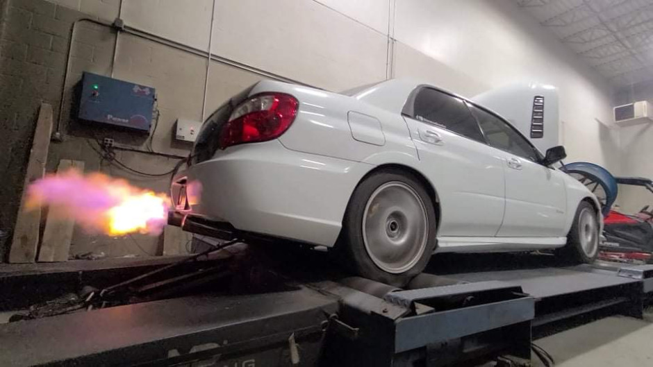 Mark W's 2005 Impreza WRX STI 950 wheel horsepower
