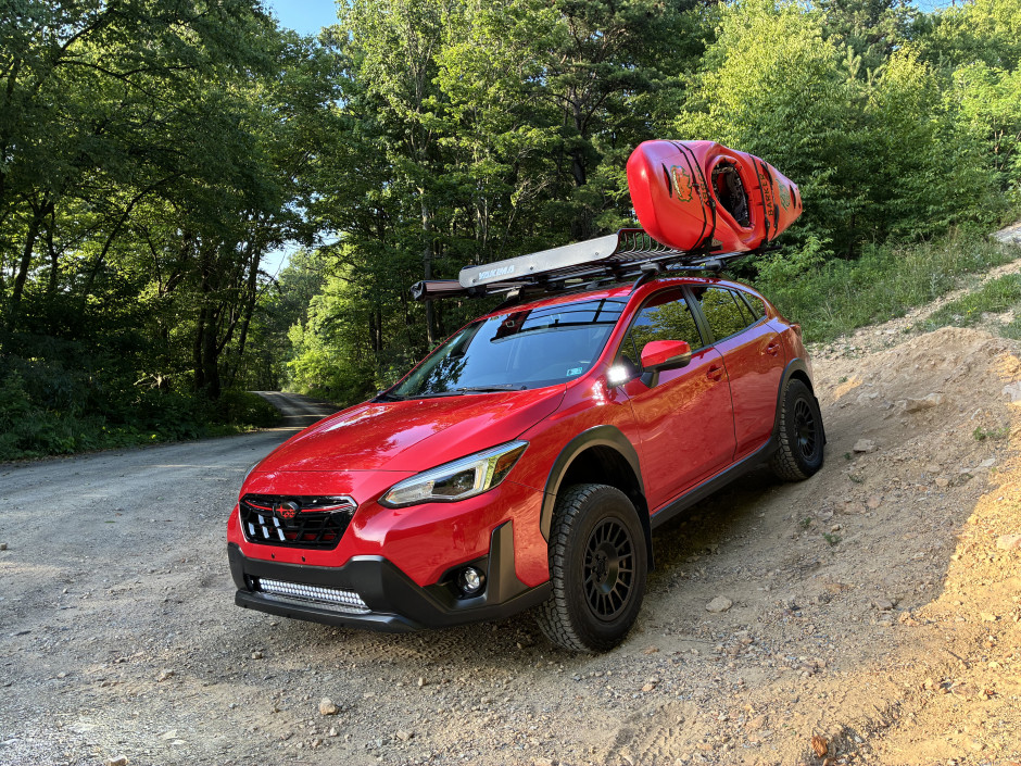 Jeff Barker 's 2021 Crosstrek Limited Red Rocket 🚀